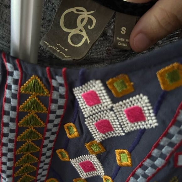 Anthropologie One September Barranco Embroidered Tunic - Picture 6 of 7